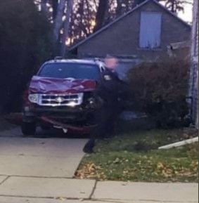 Damaged Ford Explorer